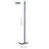 Outdoor Camping Ice Axe Aluminum Alloy Mountaineering Axe 70cm Walking Pick for Camping