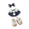 Girl Doll Clothes Dress Photo Props Stylish DIY Up for 17cm Dolls Style A