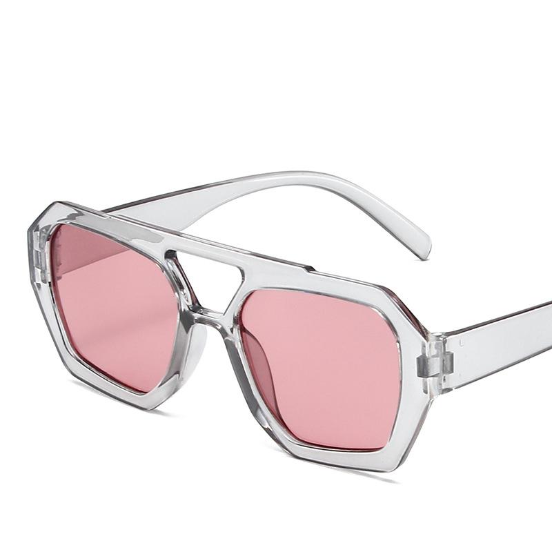 Модные женские солнцезащитные очки в стиле ретро с двойными перемычками, коричневые градиентные очки, большая оправа, модные роскошные дизайнерские солнцезащитные очки для мужчин, оттенки UV400