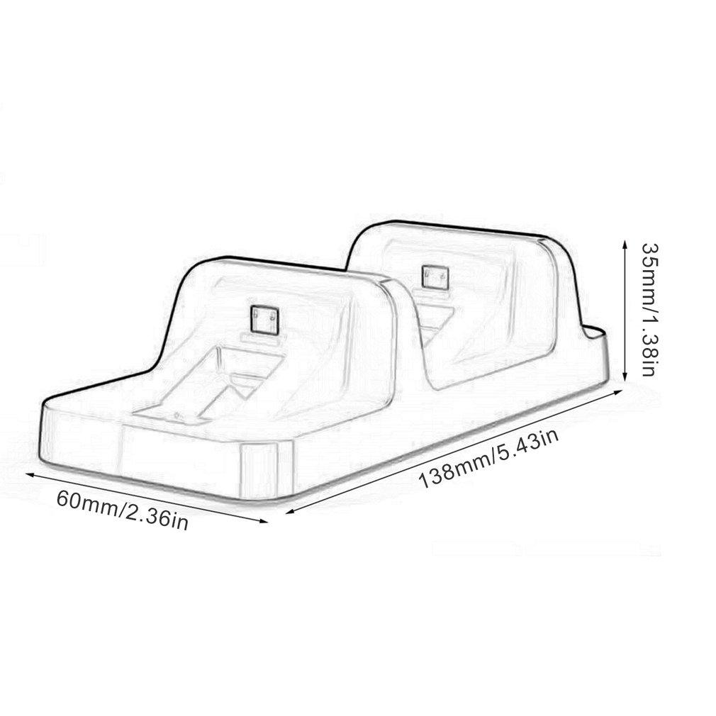 Practical Dual USB Charging Dock Station Stand for PS4 Controller