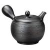 J-kitchens Tokoname-yaki Teapot, Made In Japan, Stylish, Chic, Easy To Use, Natural Color, 280cc (Ceramic Tea Strainer)