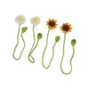 Unique Knitted Bookmark Daisy Flower Crochet Book Marker Creative Floral Pendants  Decors