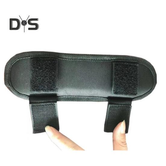 Накладка на плечевой ремень для сумок и рюкзаков, съемная, из парусины, с амортизацией давления, с застежкой-липучкой, многоразовая, моющаяся, для ежедневного использования, дорожная поясная подушка