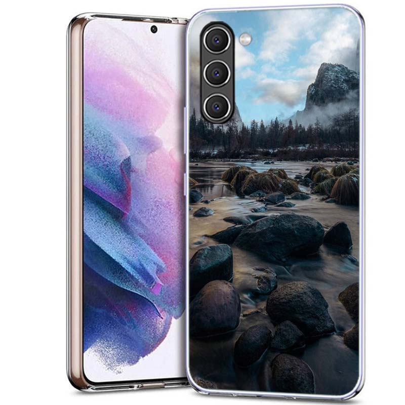 Чехол для телефона «Горный Лес» для Samsung A16 A26 A36 A56 A17 A37 A57 A07 A06 A02S A12 A22 A32 A52S A72 Galaxy A70 A50S A71 A51 A31