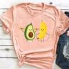 (Asian Size) Short Sleeve Print Cactus Trend Lovely Style Female T Clothing Summer Top Casual  Ladies Graphic Tee Women's Fashion T-shirt