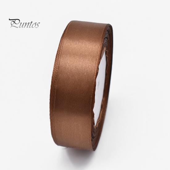 22.8m Solid Color Ribbon 2cm Width Packaging Ribbon Polyester Cake Box Ribbon for Wedding Decor Bouquets DIY Projects