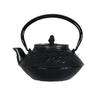 Nambu Ironware Matsu Cast Iron Teapot with Strainer, Enamel Interior, 0.6 L