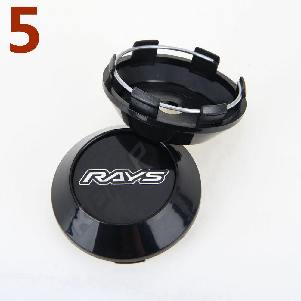 4 шт. Крышка спортивного диска OD 68 мм / ID 62 мм Наклейка с логотипом RAYS VOLK Racing Заглушка диска Центральные колпаки ступицы колеса Серебристый & Черный & Бронзовый