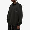 Fear of God Свитшот Essentials FW20 с воротником-стойкой и буквенным узором, унисекс, черный FOG-FW20-345