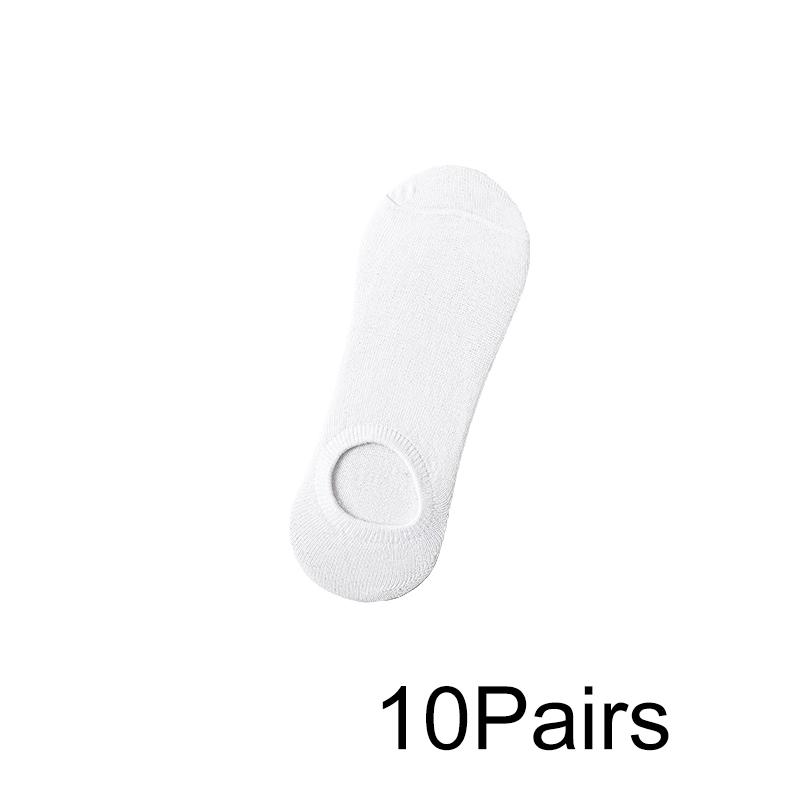 10 пар / лот носки до щиколотки летние кроссовки носки унисекс черный/белый/серый дышащие однотонные невидимые впитывающие пот