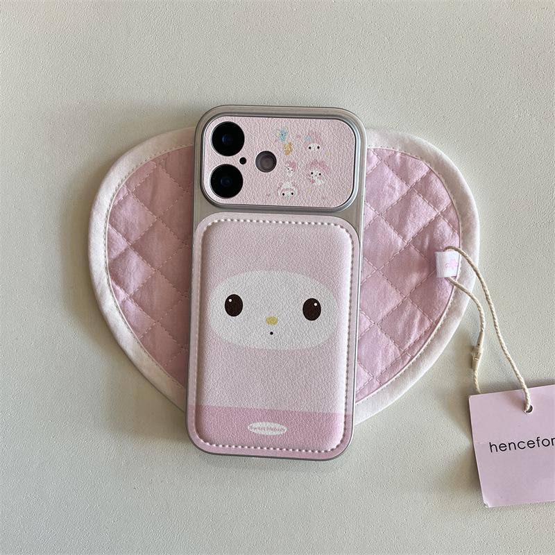 Cartoon Melody iPhone 15/14 Pro Max Anti-Fall Case with Large Window