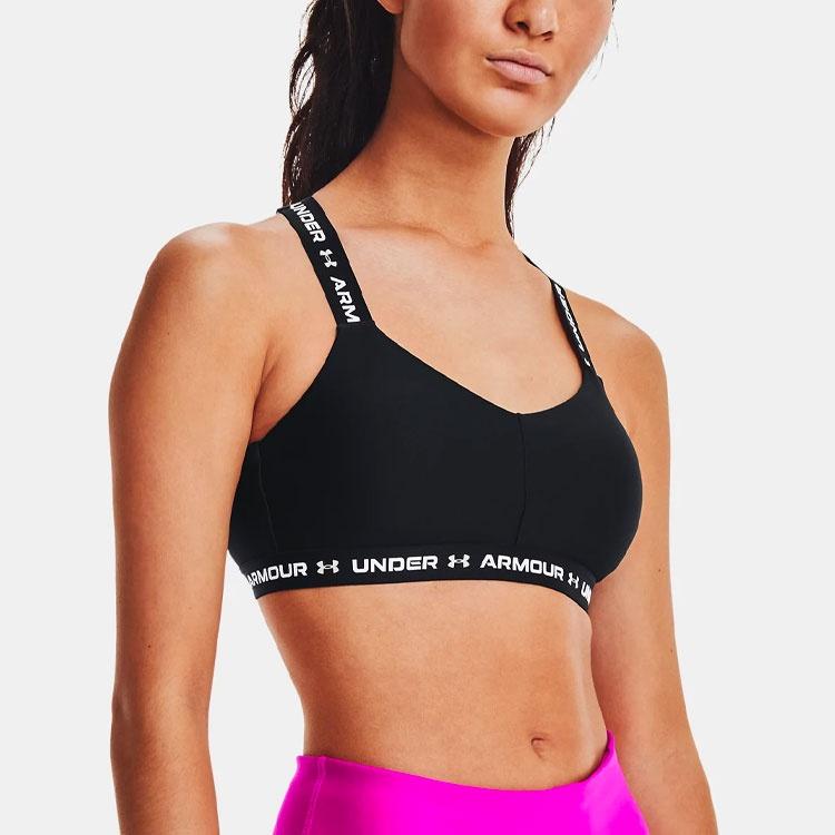 Under Armour Женский черный топ-майка с перекрестными лямками 1361033-001