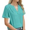 Womens Basic T-Shirts Short Sleeve Curved Hem Summer Tops Fitted Tees Clothing