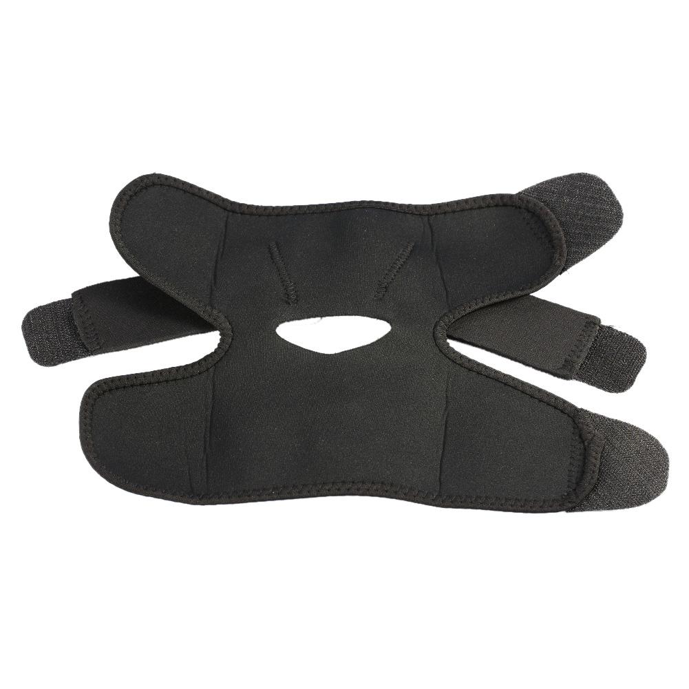 Adjustable Breathable Ankle Support Brace Foot Sprain Injury Pain Wrap Strap Protector Black
