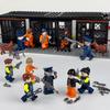 MOC City Series Дыра Скорпиона Сцена в тюремной камере Детские строительные блоки