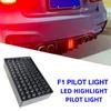F1 Style 12V Rear Tail Lights Rear Brake Lamp Strobe Flashing Tail Stop Light LED Indicator