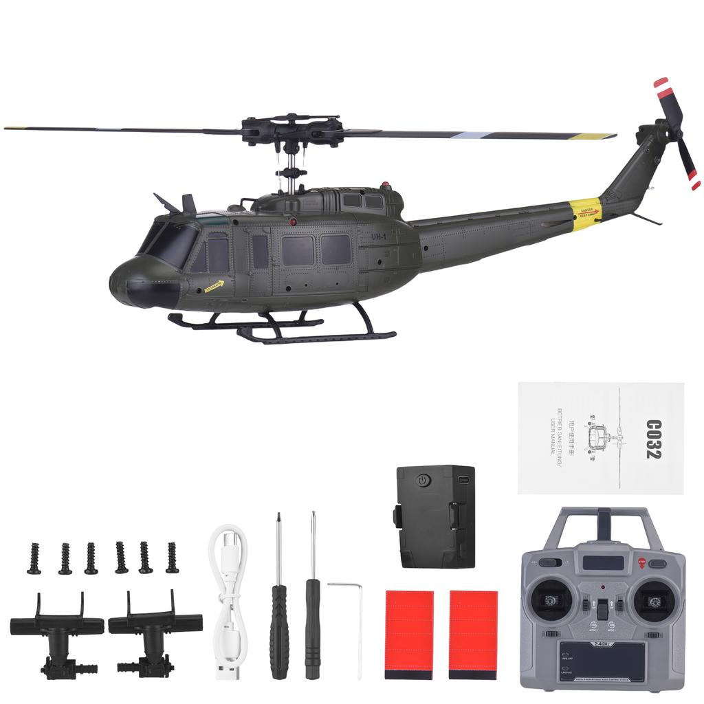 Радиоуправляемый вертолет 2,4 ГГц, 6 каналов, Армейские игрушки-самолеты, Одновинтовой безавтоматный вертолет с дистанционным управлением, Бесколлекторный двигатель, 6