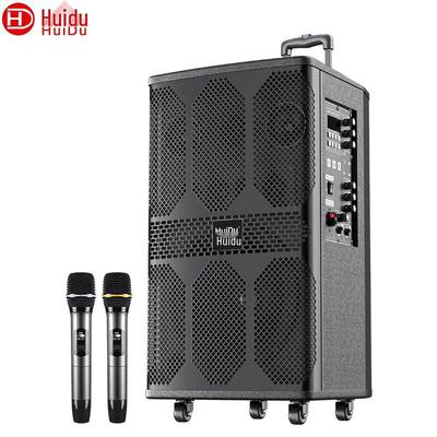 Портативная уличная караоке-колонка Huidu WDA-1200, китайская вилка (адаптер в комплекте)