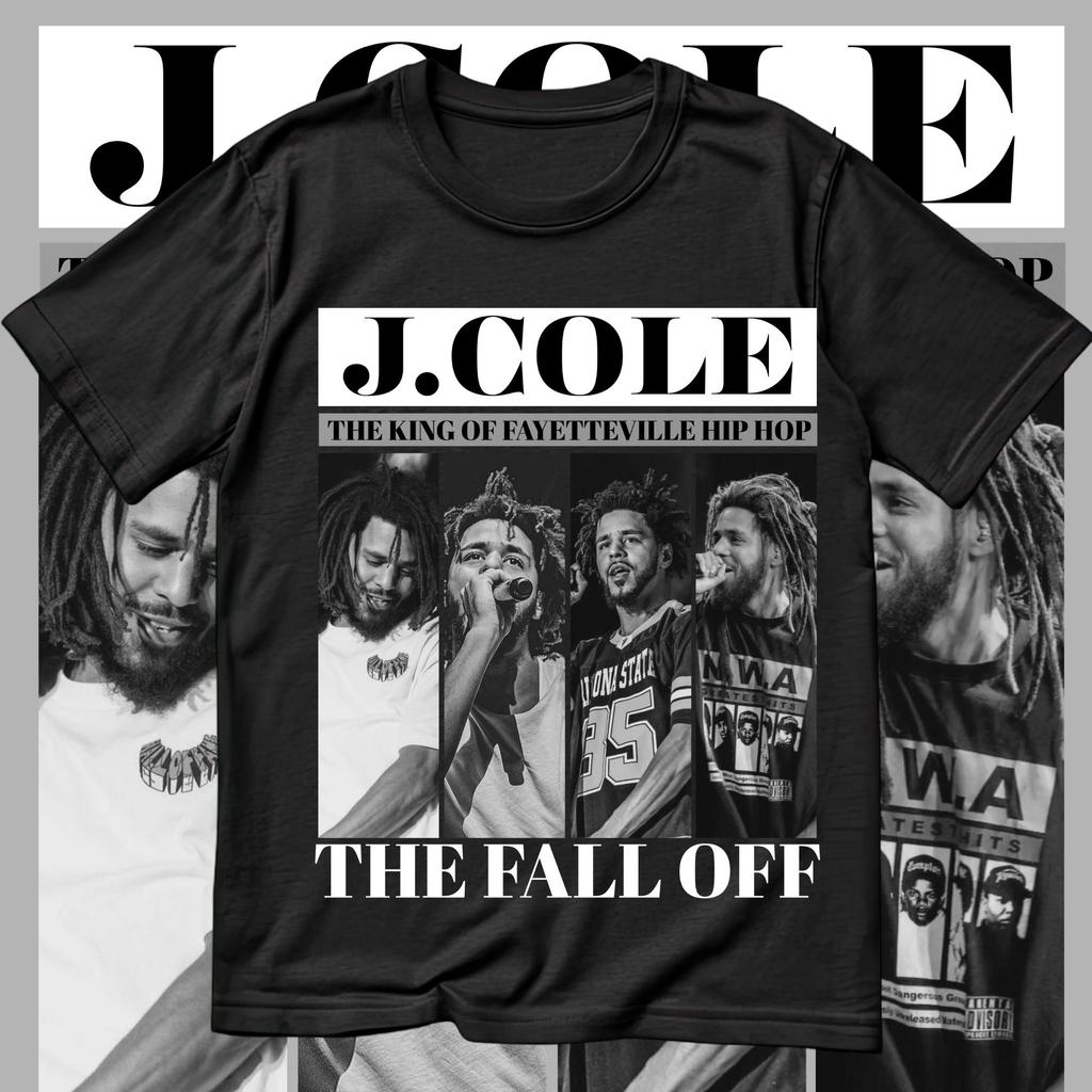 J Cole World Tour Printed Tshirt Men and Women Cotton Summer Clothing Casual and Fashionable Round Neck Tshirt Fan Gift