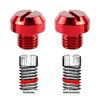 2 шт. Мотоциклетные M8 M10 CNC Алюминиевые M8 Заглушки для отверстий зеркал заднего вида Винты Держатель против ржавчины для зеркала заднего вида