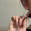 Серьги-клипсы из стерлингового серебра 925 пробы Винтажные Модные Простые для Женщин Украшения Для Ушей Предотвращение Аллергии Вечерние Аксессуары Подарок