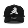 [New Era] 9FORTY Аризона Даймондбэкс MLB A-FRAME TRUCKER СЕТЧАТАЯ КЕПКА Черная АРИЗОНА ДАЙМОНДБЭКС Кепка 940AF Тракер Кепка [Параллельный импорт]