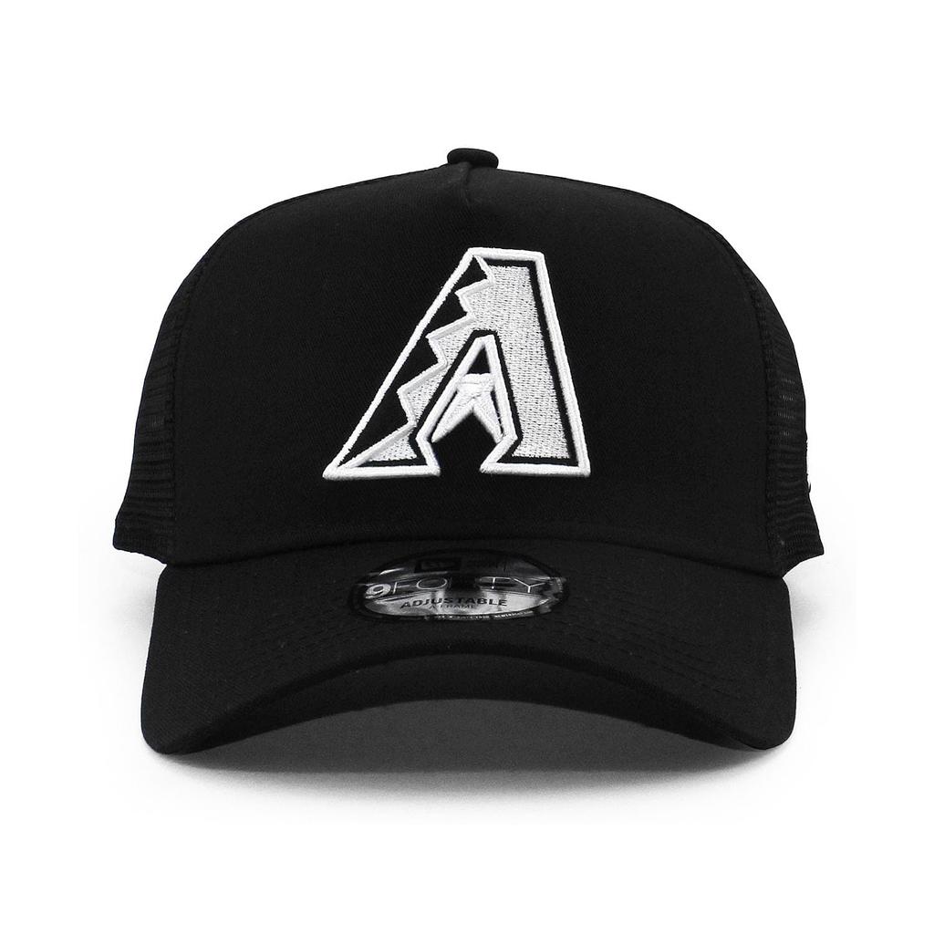 [New Era] 9FORTY Аризона Даймондбэкс MLB A-FRAME TRUCKER СЕТЧАТАЯ КЕПКА Черная АРИЗОНА ДАЙМОНДБЭКС Кепка 940AF Тракер Кепка [Параллельный импорт]