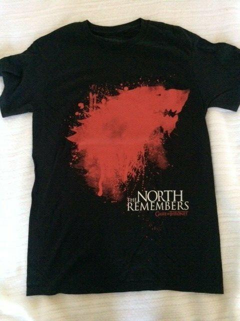 Game of Thrones The North Remembers T-shirt OOP Limited Size Small Only