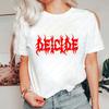 DEICIDE Retro Pirated Style Casual Trendy Versatile Shortsleeved Unisexs and WoUnisexs Universal Roundneck Tshirt