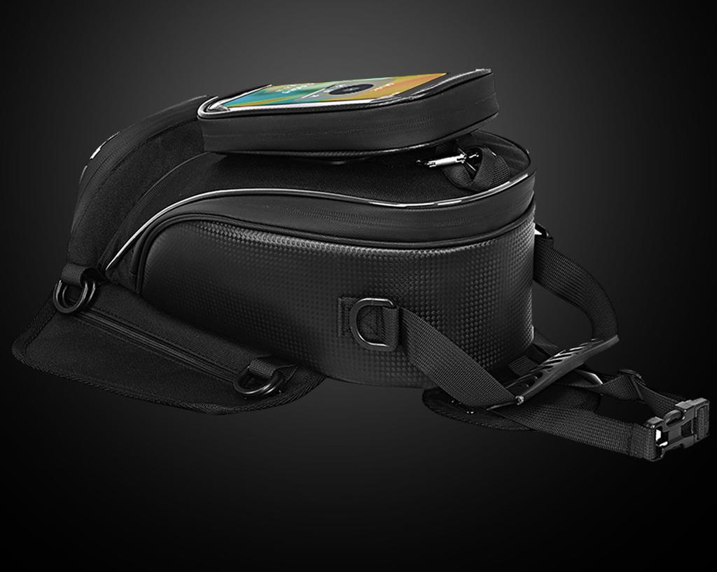 Сумка на бак для багажа, сенсорный держатель для телефона, сумка для хранения на раме мотоцикла, быстросъемная сумка, аксессуары для верховой езды