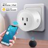 Wireless Smart Socket 16A EU Electrical Outlet Remote App Control Switch Work with Apple Homekit Siri