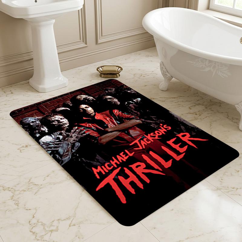 Thriller Poster Living Room Nonslip Area Rug Soft Carpet For Bedroom Game Playroom Sofa Office Home Decor Doormat Christmas Gift C926457
