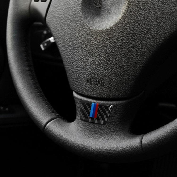 Декоративная наклейка на руль из углеродного волокна автомобиля для BMW E90/E92
