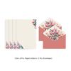 Pad Birthday Party Invitation Wedding Greeting Card Flowers Envelope Writing Paper Letter Paper