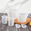1/2/6Pcs Measuring Cup Set Silicone Measuring Cups with Scales for Milk Coffee Cake Baking Measuring Cup Epoxy Resin Tool Set