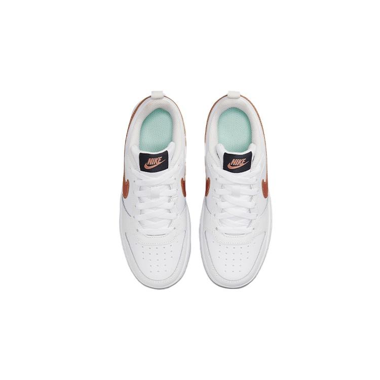 (GS) Nike Court Borough Low 2 'Белый Металлик Бронзовый' Детские BQ5448-116