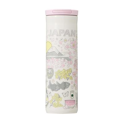 STARBUCKS Starbucks Tumbler Coffee Been There Series Бутылка из нержавеющей стали JAPAN Spring 473 мл Sakura Sakura Бутылка для воды Sakura Милая стильная Возвращение
