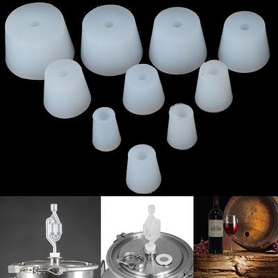 Пищевая силиконовая резиновая пробка для заваривания вина, герметичная крышка, ферментация крышки