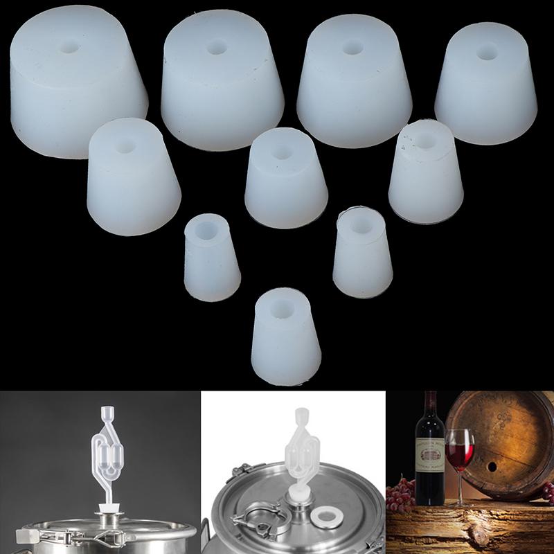 Пищевая силиконовая резиновая пробка для заваривания вина, герметичная крышка, ферментация крышки