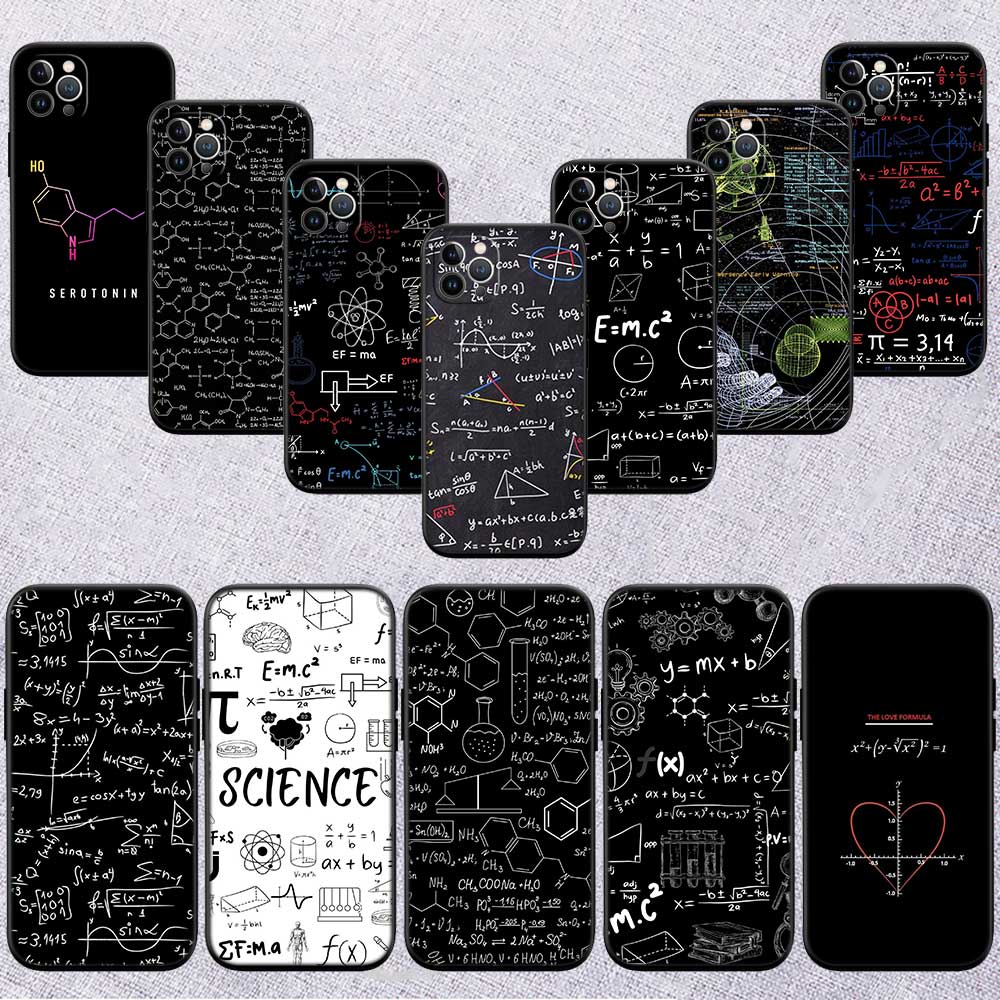 NH15 Chemical Maths Formula Case for Samsung A11 A12 A13 A15 A52S A53 A55 A56 A70 A71 A72 A73 F06 F16 F56 S10 Plus S10e