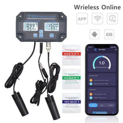 Цифровой тестер качества воды 6 в 1 с Wi-Fi PH/EC/TDS/СОЛЕНОСТЬ/УД/Температура Метр Анализатор воды Приложение Умное управление Онлайн Удаленный мониторинг