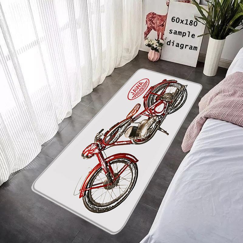 Foot Rug Welcome Floor Mat for Entryway Jawas Moyorcycle Bathroom Hallway Carpet Kitchen Water Adsorbed Rugs Fluffy Home Decor