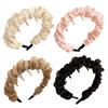 NEW High Cranium Satin Wave Headband U-Shaped Fashion Retro Hairband Non-Slip Women Hair Hoop Hair Band Accessoories Daily Use