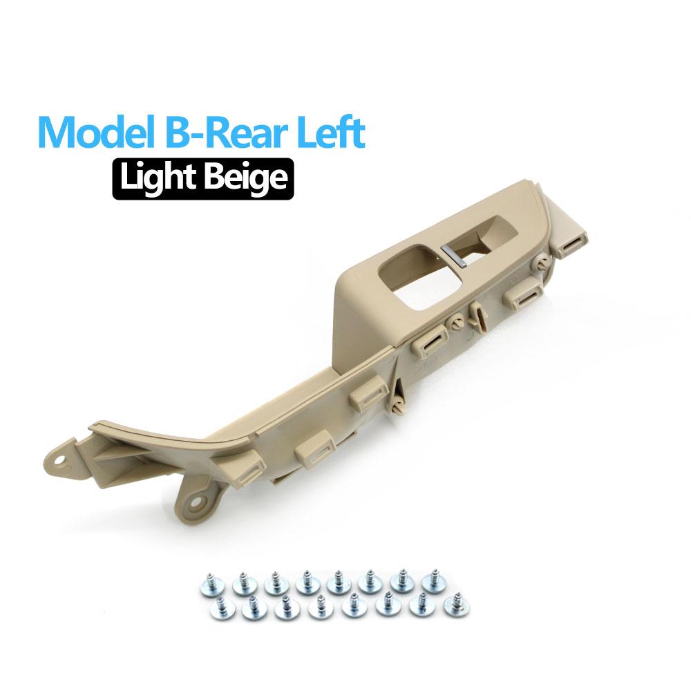 Car Interior Rear Left Right Door Pull Handle Window Lifter Switch Panel Cover Trim Replace For BMW 6 Series GT G32 2017-2022