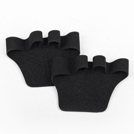 1 пара накладок для захвата для тяжелой атлетики, защита для рук, 4 пальца, перчатки для тренировок в спортзале, двухслойные нескользящие спортивные аксессуары для фитнеса