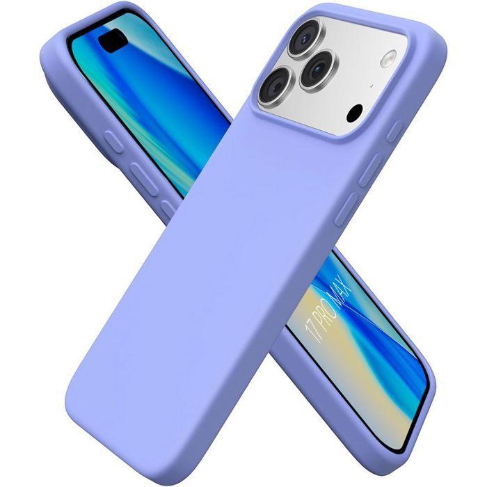 Coque Souple - BOOLING - pour iPhone 17 Pro Max - Protection Silicone Anti-Rayures Antichoc - Lavande