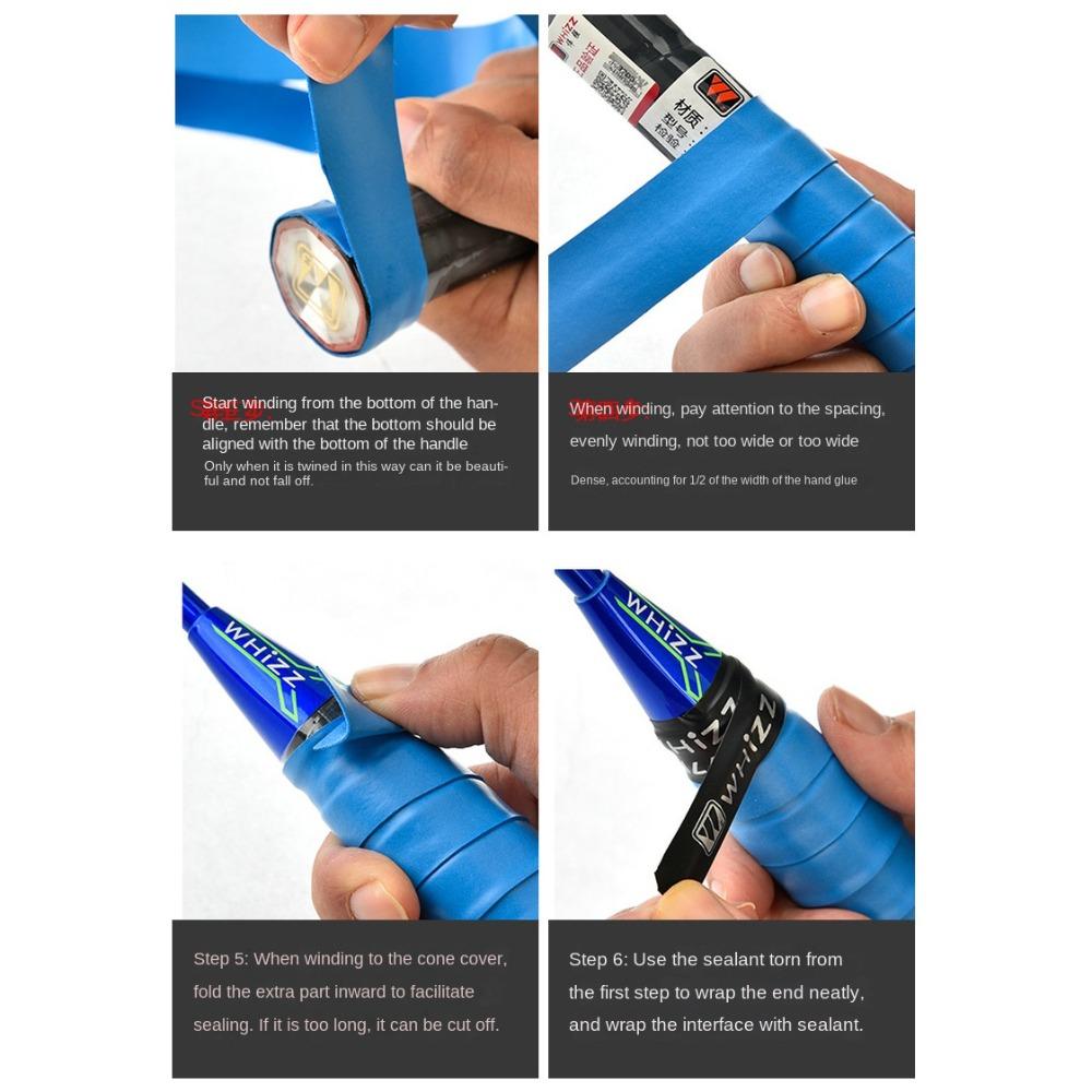 Racquet Tape Badminton Racket Grips Sweatband Sticky Tennis Anti-Slip Sweatband Bicycle Handlebar
