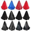 Universal PU Leather Automatic/Manual Shifter Boot with Stitching CarGears Head GearShifter Knob Lever Cover