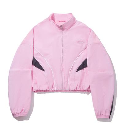 Li Ning Модная спортивная серия Простая свободная универсальная куртка Женские куртки AFDW252-4