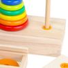 10 колец головоломка игра деревянная башня раннее образовательная логика мышление блок игра игрушка для детей большой